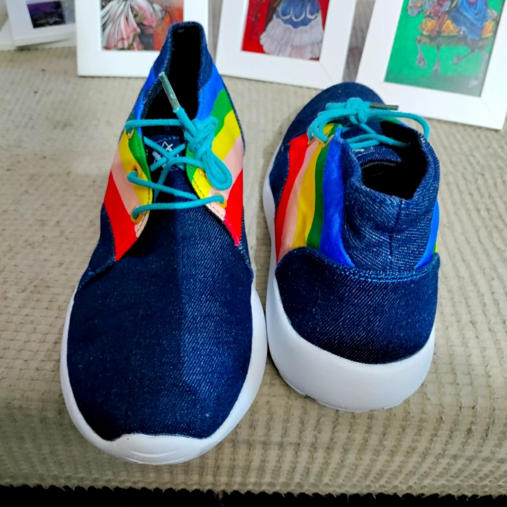 YRU Denim Hi Beam shoes